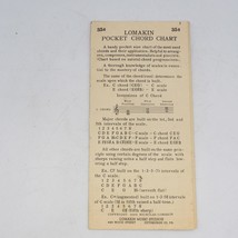 Lomakin Taschen Chord Tabelle Buch 1944 - £22.27 GBP