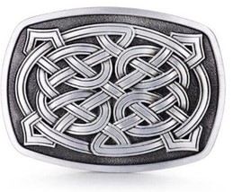 Celtic Knot Belt Buckle Metal BU176 - £8.70 GBP