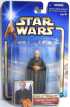 Hasbro Star Wars Action Figure Attack of the Clones Palpatine #39 Coll. 2 2002 - £6.25 GBP