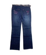 Canyon River Blues Girls 16 Dark Denim Jeans Heart Star Peace Sign embel... - £10.08 GBP