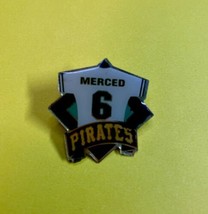 Orlando Merced #6 Pittsburgh Pirates Promo Hat Pin 1992 - £4.71 GBP