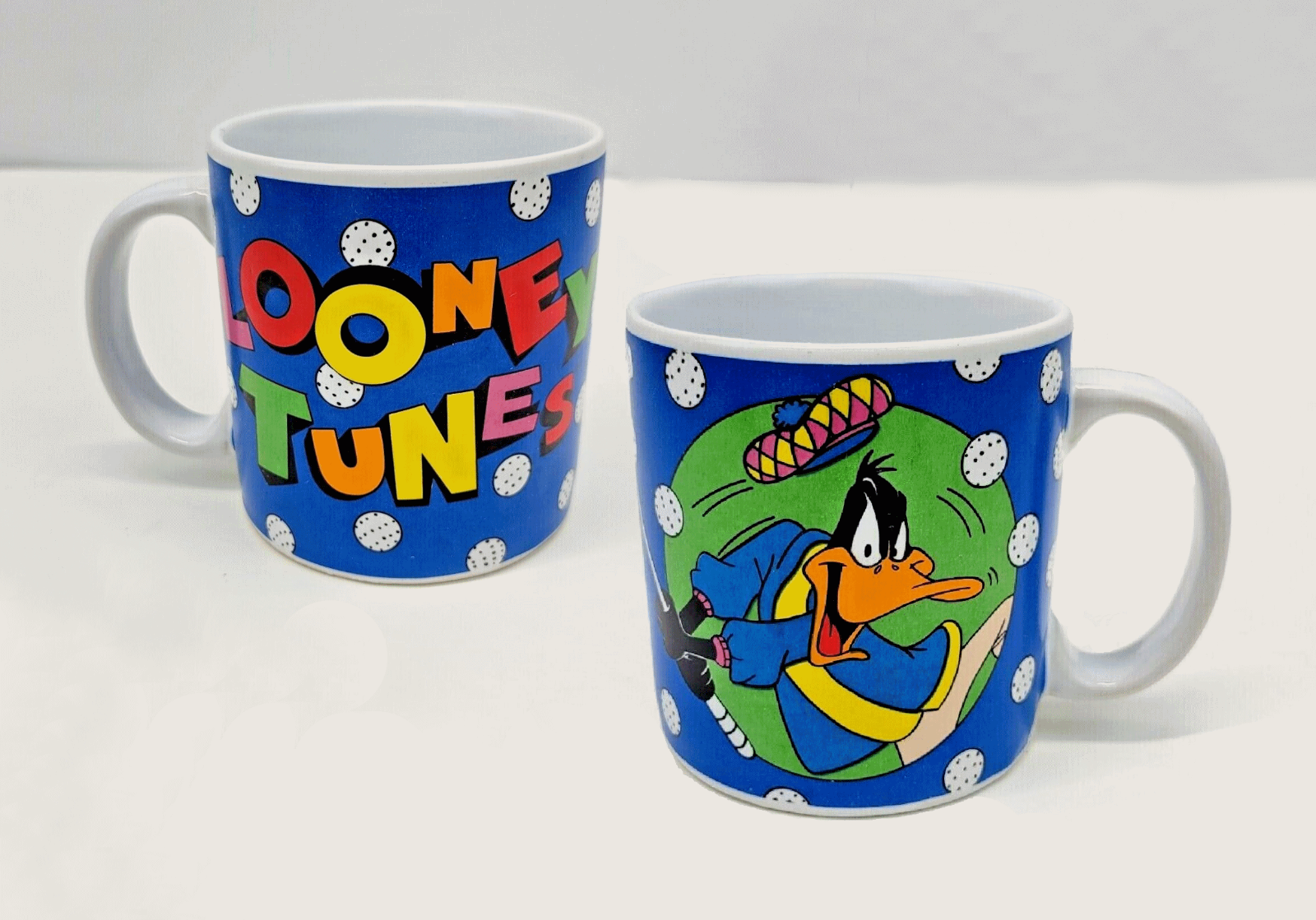 Vintage 1994 Sakura Daffy Duck Golf Mug Sport Cup Warner Bros Looney Tunes  - £10.37 GBP