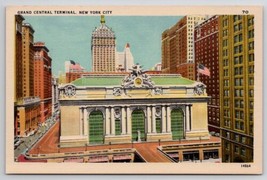 Grand Central Station New York City Postcard K26 - £4.65 GBP