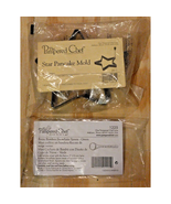 Pampered Chef Star Pancake Mold &amp; Petite 5&quot; Bamboo Snowflake Spoon Green... - $16.22 CAD