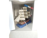 French Large Double Decker Handcrafted Wooden Model Ship - £54.37 GBP