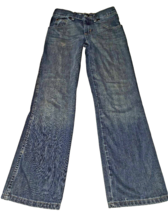 Wrangler Boys Jeans Retro Relaxed Boot Denim SZ 11 REG Adjustable Waist Western - £9.12 GBP