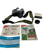 Canon AE-1 35 mm SLR Camera with FD 50 mm Lens Owners Manuals Japan Tested - $247.50