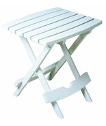 Adams Manufacturing 8500-48-3700 Plastic Quik-Fold Side Table, White - €30,57 EUR