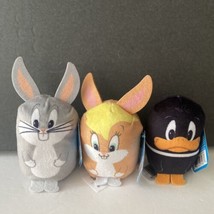 Looney Toons Mini Plush Set of 3 Toy Tsum Tsum Daffy Duck Bugs Lola Bunny New - £6.72 GBP