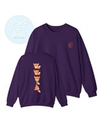 Unisex fox sweatshirt, white, purple, ash, navy, blue, pink, S, M, L, XL... - £55.78 GBP