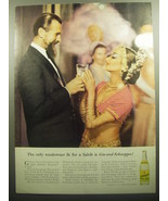 1958 Schweppes Tonic Water Advertisement - Beatrice Kraft - fit for a Sahib - £14.55 GBP
