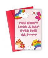 ICOOLYI Funny Birthday Card for Her Humorous Rainbow Unique Playful - $183.23 MXN