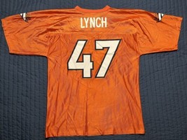NFL Players Denver Broncos John Lynch #47 Jersey Adult Medium Orange - £15.69 GBP