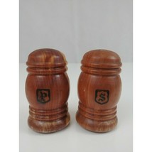 Pair of Wooden Salt &amp; Pepper Shakers Carlsbad Caverns National Park NM - £3.82 GBP