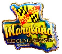 Maryland The Old Line  State Hat Tac or Lapel Pin - $7.99