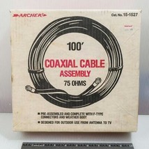 Radio Shack Archer Coaxial Cable Advertising Empty Box - £19.72 GBP