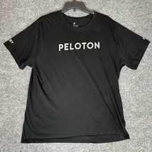 Peloton Shirt Men XL Black Century 100 Short Sleeve Fitness Cycling Cott... - £13.00 GBP