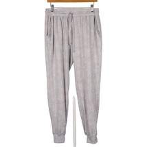 Secret Treasures Pajama Pants M 8 10 Womens Gray Pink Cozy Pockets Elastic Waist - £12.37 GBP