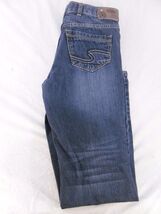 Silver jean Co. - Dark Blue Jean - size -GIRLS 16 Excellent Condition 30... - $23.51