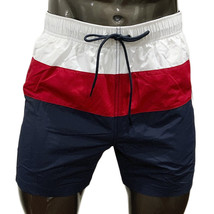 NWT NAUTICA MSRP $59.99 COLOR BLOCK BEACH SURF MENS NAVY RED BOARD SHORT... - £21.38 GBP