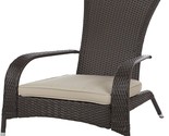 The Patio Sense 61469 Coconino Wicker Lounge Chair Is An All-Weather Wicker - $127.98