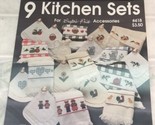 One Nighters 9 Kitchen Sets Cross Stitch Leaflet Patterns  #418 - £6.74 GBP