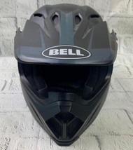 Motor Bike Helmet Matte Back Large 3 Shell Vents - $285.00
