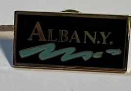 Jewelry Pin Albany New York American Legion Soldier&#39;s Pin Navy Blue 1.5 Inches - £6.03 GBP