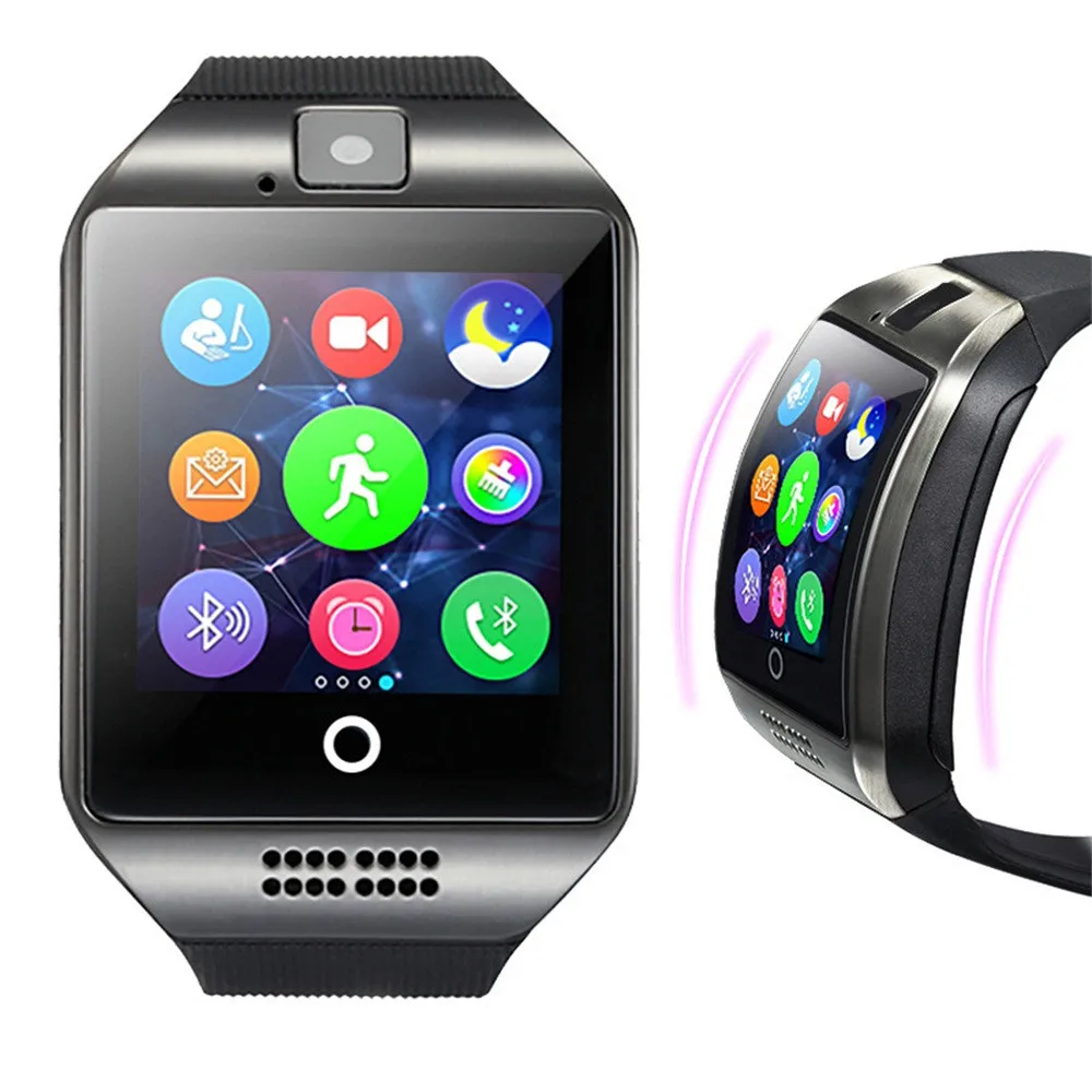 2021 q18 bluetoth smart watch gsm camera tf card phone wrist watch for android thumb155 crop