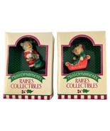 Robert Raikes Collectibles Mini Ornament Collectibles Santa Bear and Kat... - £10.73 GBP