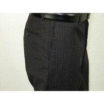 Men's Suit Wool Cashmere Georgio Cosani Two Buttons 910-04 Gray Pinstripe image 11