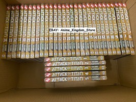 ATTACK ON TITAN Hajime Isayama Manga English Comic [Volume 1 - 34 Full Set] - £160.01 GBP