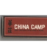 China Camp Sacramento ~ Vtg Strike on Match Box with local ad &amp; sticks - $10.81 CAD