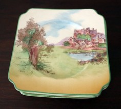 ROYAL DOULTON Haverfordwest Pattern Set 6 x Sandwich Plates 6&quot; 1930&#39;s - £33.44 GBP