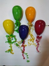 Pop Art Style Ceramic Wall Balloons Set of 5 Multicolored Dyer Style Decor VTG - $173.25