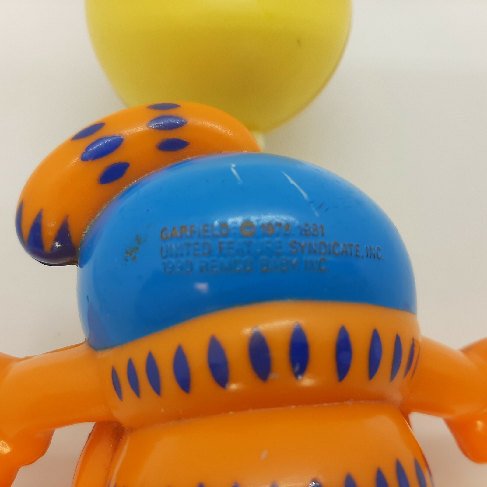 Garfield Vintage Baby Rattles ~ Lot of 2 ~ ( "It's a Boy" & clown ) Item image 3