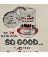 1954 G Washington Instant Coffee Grounds Advertisement Breakfast Beverag... - €8,58 EUR