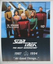 Star Trek: The Next Generation Postage Stamp Sheet - £16.07 GBP