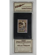 Rollie Fingers Signed 1992 UD Baseball Card Treat Proautograph Series CO... - $18.31