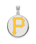 SS MLB  Pittsburgh Pirates Large Enamel Disc Pendant - $112.69 CAD