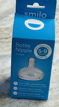 Smile Anti-colic 5-9 M Stage 2 Bottle Nipple 3 Pack. - $39.48