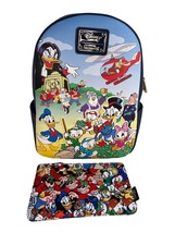 Disney Loungefly Ducktales Cast Backpack NEW With Tags PLUS A Coin Wallet - £117.94 GBP