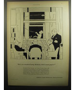 1952 Kimberly-Clark Coated Papers Ad - cartoon by Crockett Johnson - £14.55 GBP