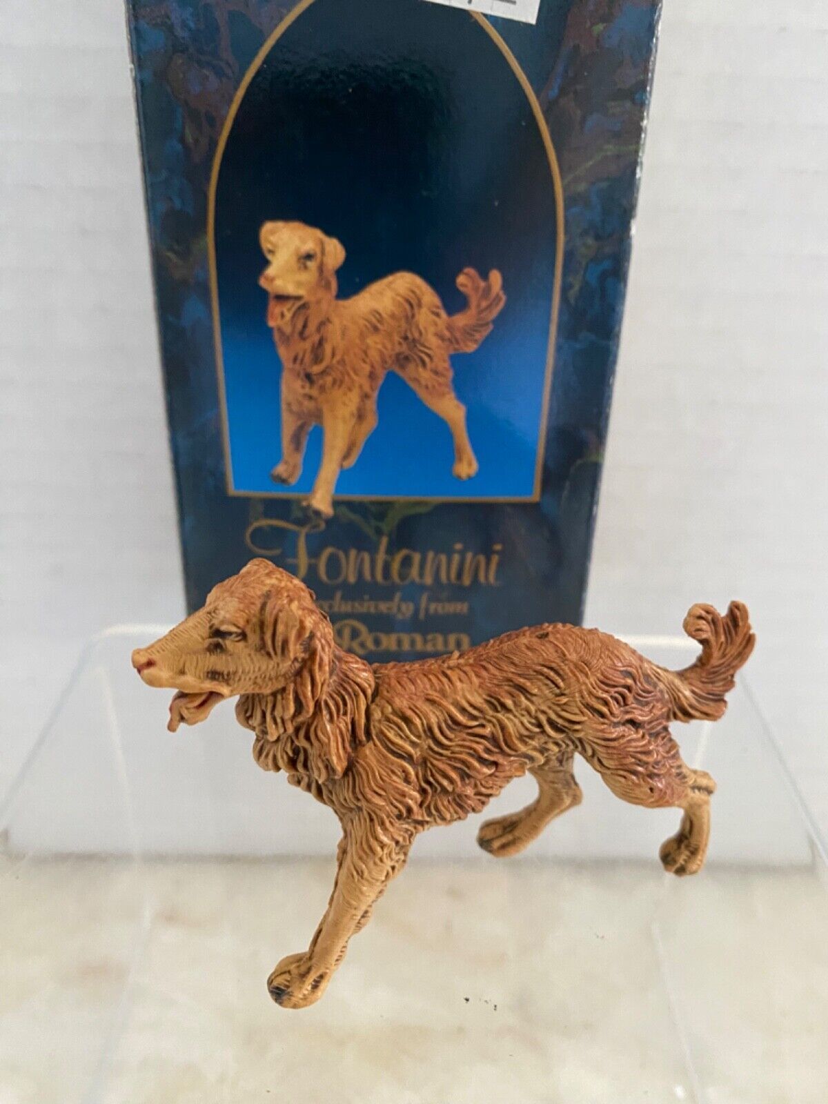 Fontanini Roman THE DOG Heirloom Nativity Box Story Card 1992 Italy 52538 - $12.99