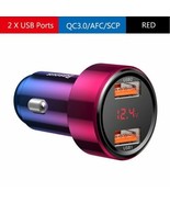 45W Quick Charge Car Charger Type-C PD 3.0 USB QC 4.0 for Samsung Google - £10.07 GBP+