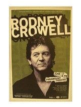 Rodney Crowell Handbill Poster At the Paramount Denver - $17.99