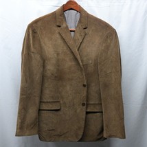 Saddlebred 50R Brown Corduroy 2 Button Blazer Jacket Sport Coat - £39.52 GBP