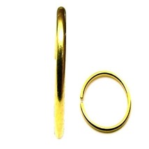 Semplice Filo 14k Oro Giallo Naso Anello Cerchio Cartilage Tragus Setto 22g - £22.13 GBP