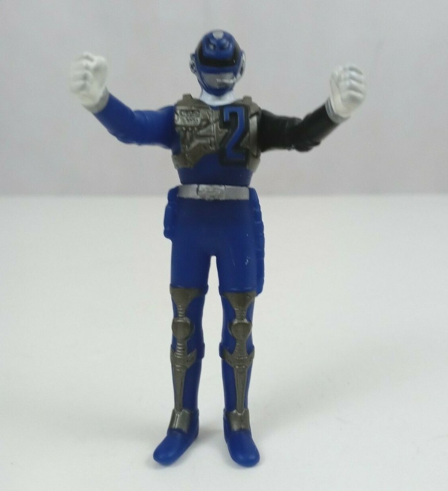 2004 Bandai Power Rangers SPD Sound Patrol Blue Ranger 3.5&quot; Vinyl  Figure - $9.89