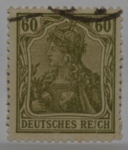 Vintage Stamps German Germany 60 Pfg Pfennig Deutsches Reich Waldraff X1 B14 - £1.34 GBP